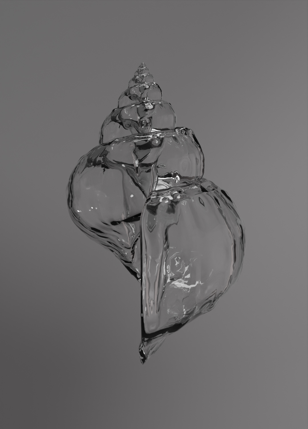 Muschel aus Glas